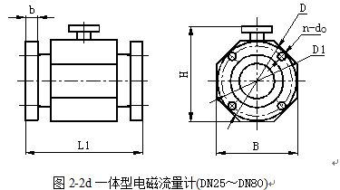 井水流量計(jì)外形尺寸圖